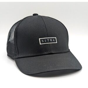 Sitka Icon Patch Hi Pro Trucker Cap Mens One Size Black Outdoors